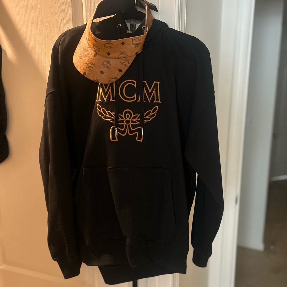 MCM Black and Cognac Hoodie